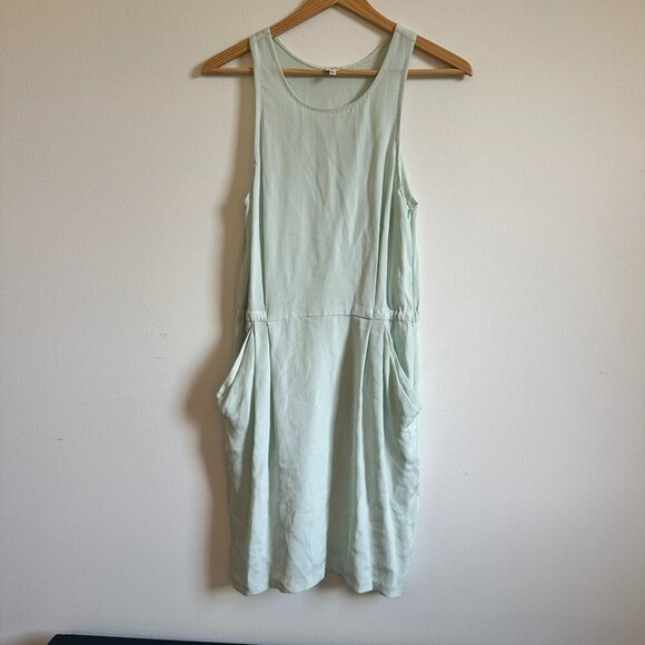 ๐ฟ Wilfred 100% Silk Dress โ Size 6 โ Soft Mint Green - Picture 1 of 8
